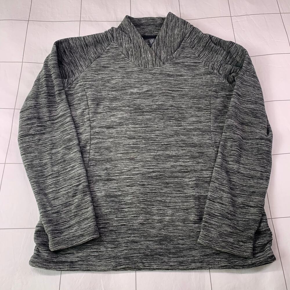 Mountain Hardwear Pullover Womens Medium Gray Snowpass Fleece Hiking Outdoor